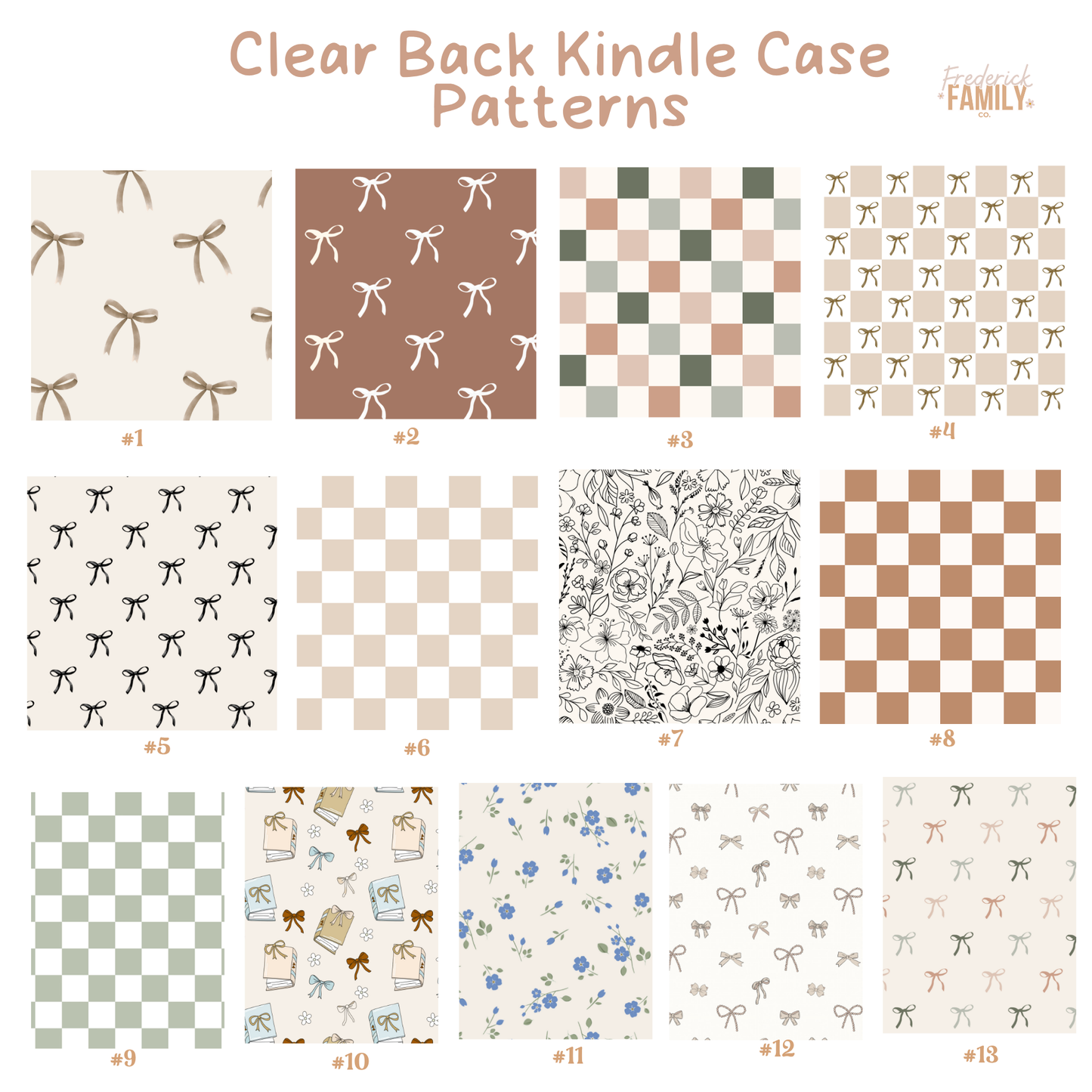 Clear Back Kindle Case