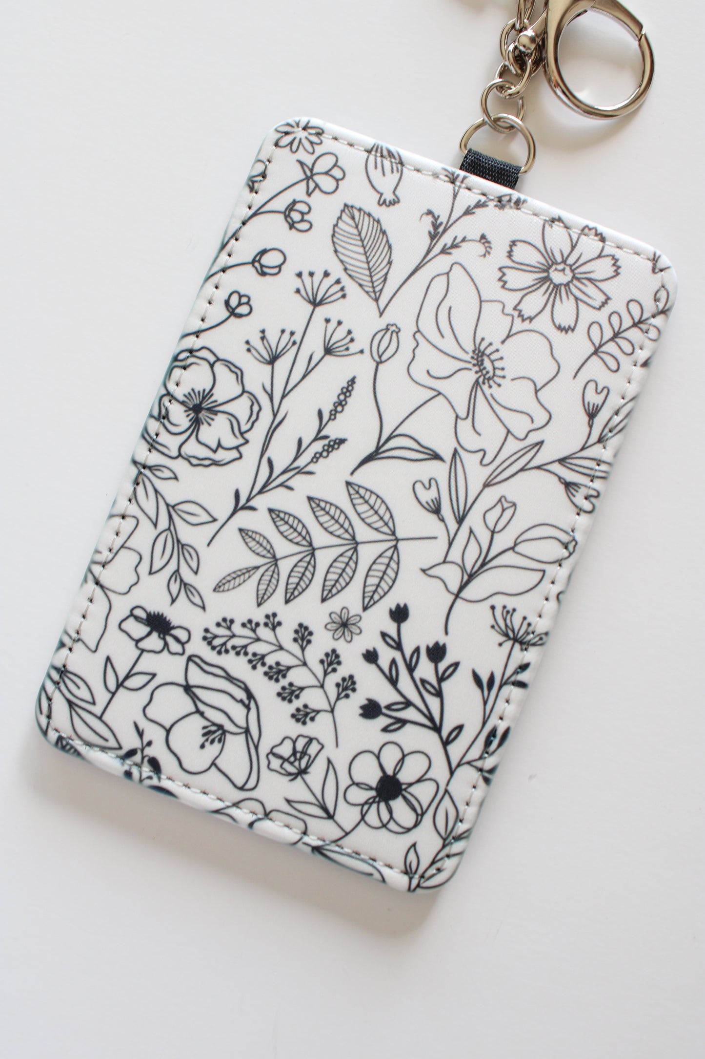 Card Holder with 2 Slots, Double Slot ID Card Holder, Compact ID Holder for Work & Travel