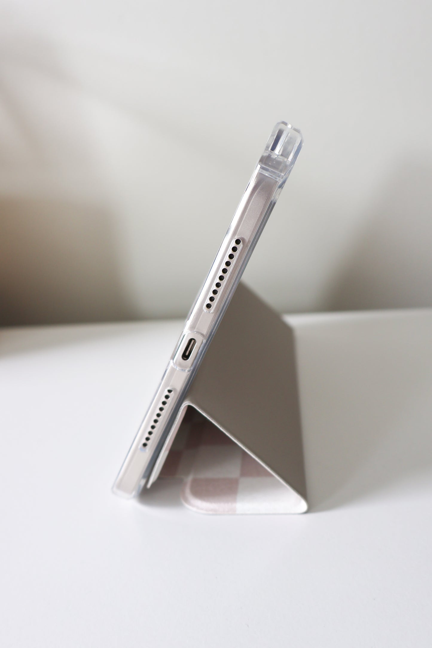 Slim Protective iPad Mini Case: Fits iPad Mini 6th & 7th Gen, with Pencil Holder, Clear Back Trifold Cover and Magnetic Stand