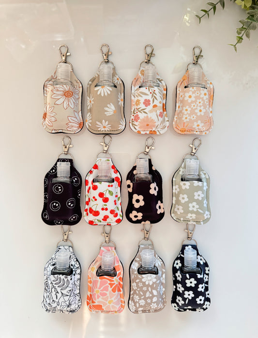 Hand Sanitizer Holder Keychain, Teacher Doorbell Holder, Cute Keychain for Sanitizer, Classroom & Travel Accessory