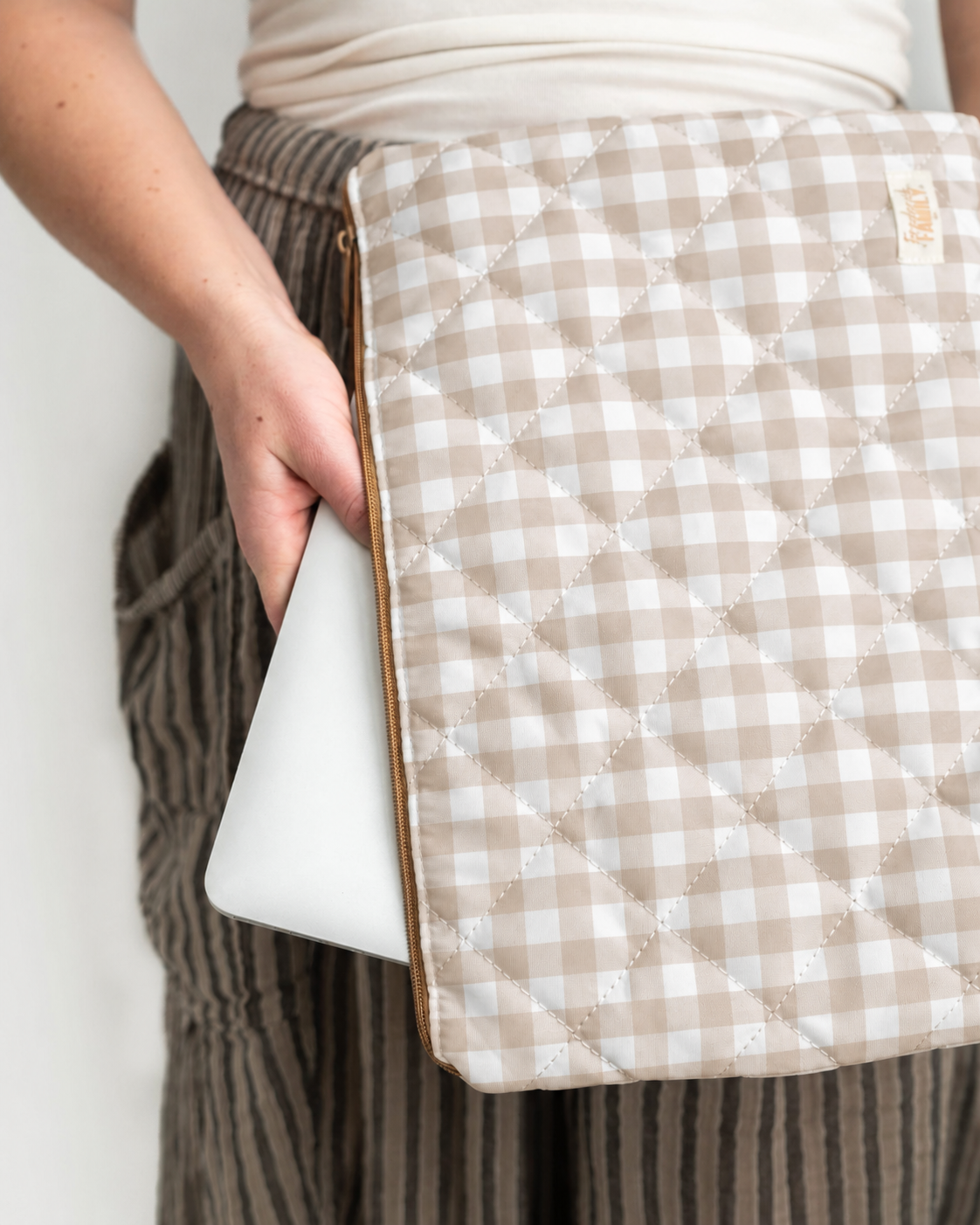 Preorder Quilted Laptop Sleeve 15", MacBook Sleeve, Aesthetic Laptop Case