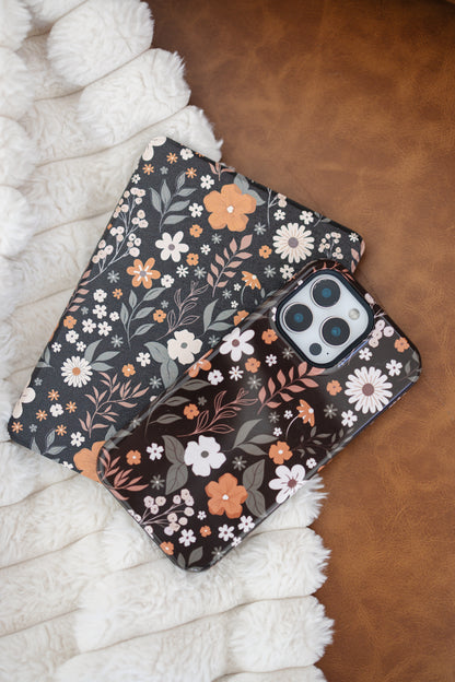 Kindle Case Clear & Printed Back with Hand Strap – Transparent Protective E-Reader Cover, Slim Lightweight Kindle Case