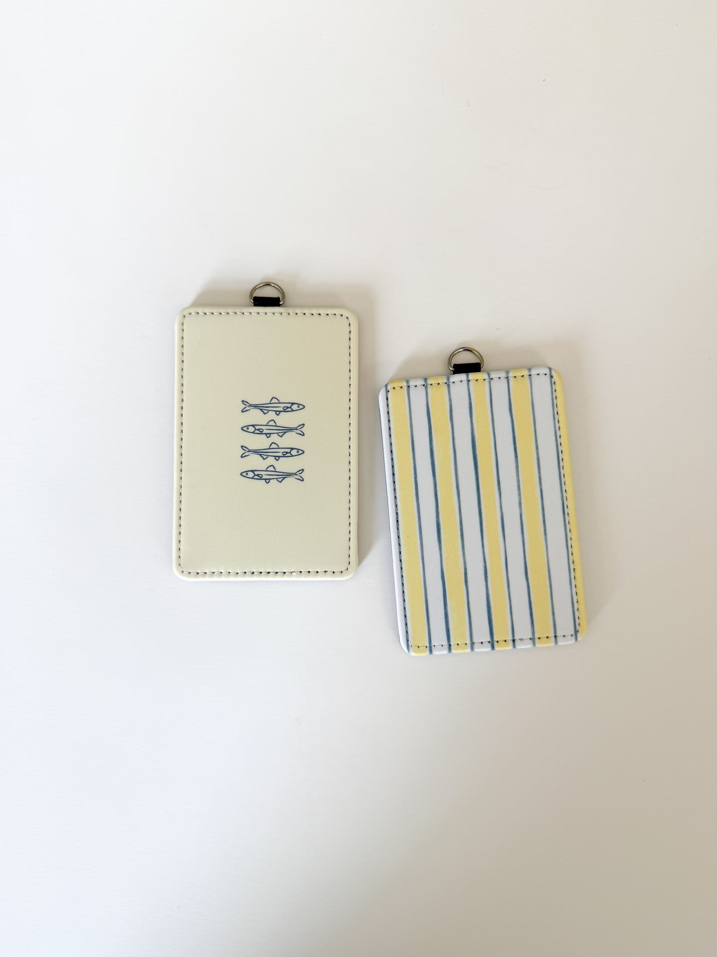 Summer ID Badge Holder, Professional ID Card Case for Nurses, Teachers, Doctors, Therapists, Work Badge Reel & ID Card Holder with Clear Sleeve