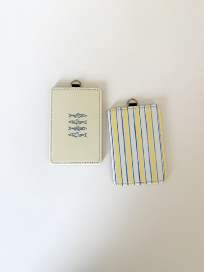 Summer ID Badge Holder, Professional ID Card Case for Nurses, Teachers, Doctors, Therapists, Work Badge Reel & ID Card Holder with Clear Sleeve