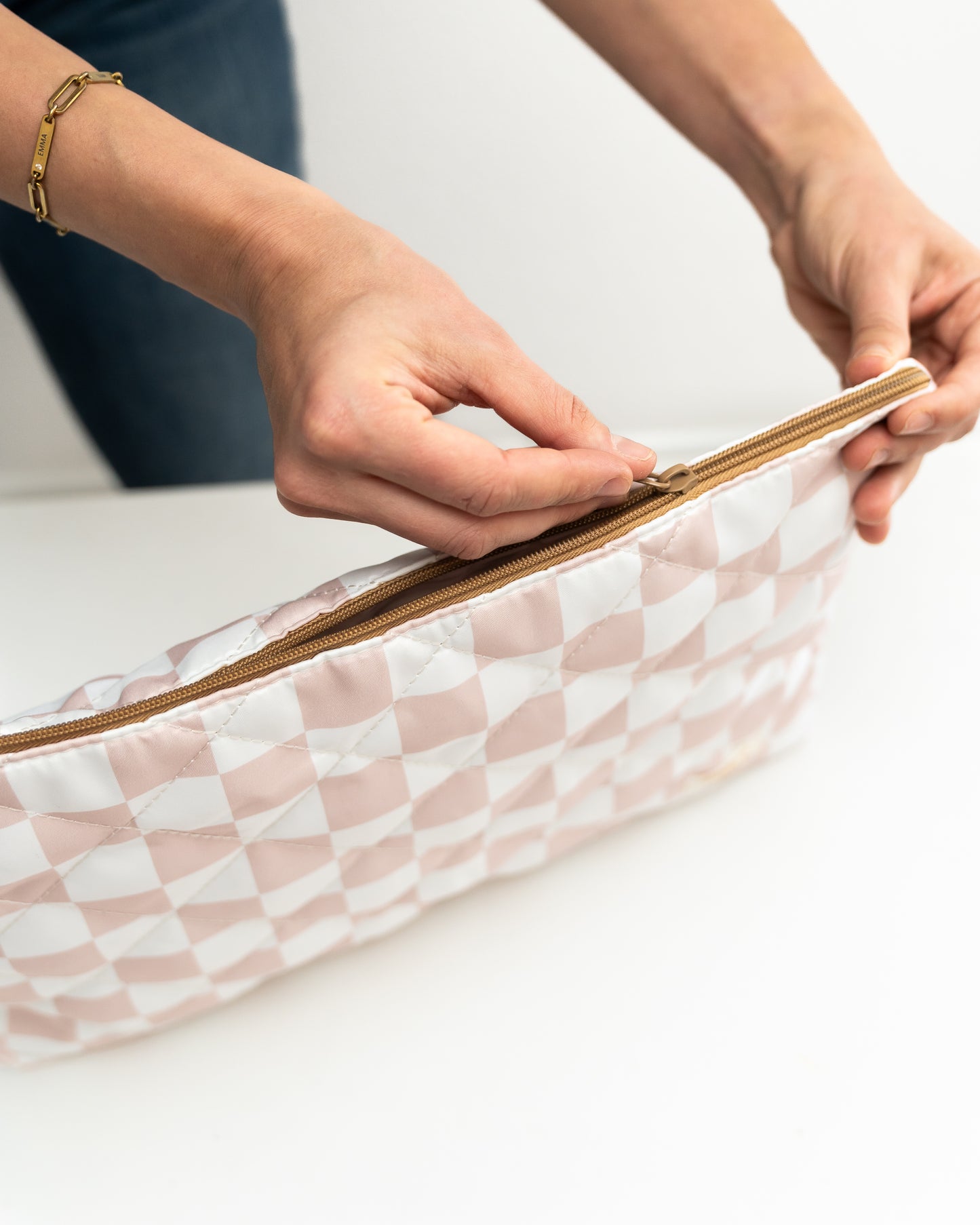 Quilted Laptop Sleeve 15", MacBook Sleeve, Aesthetic Laptop Case, Lightweight Protective Computer Cover