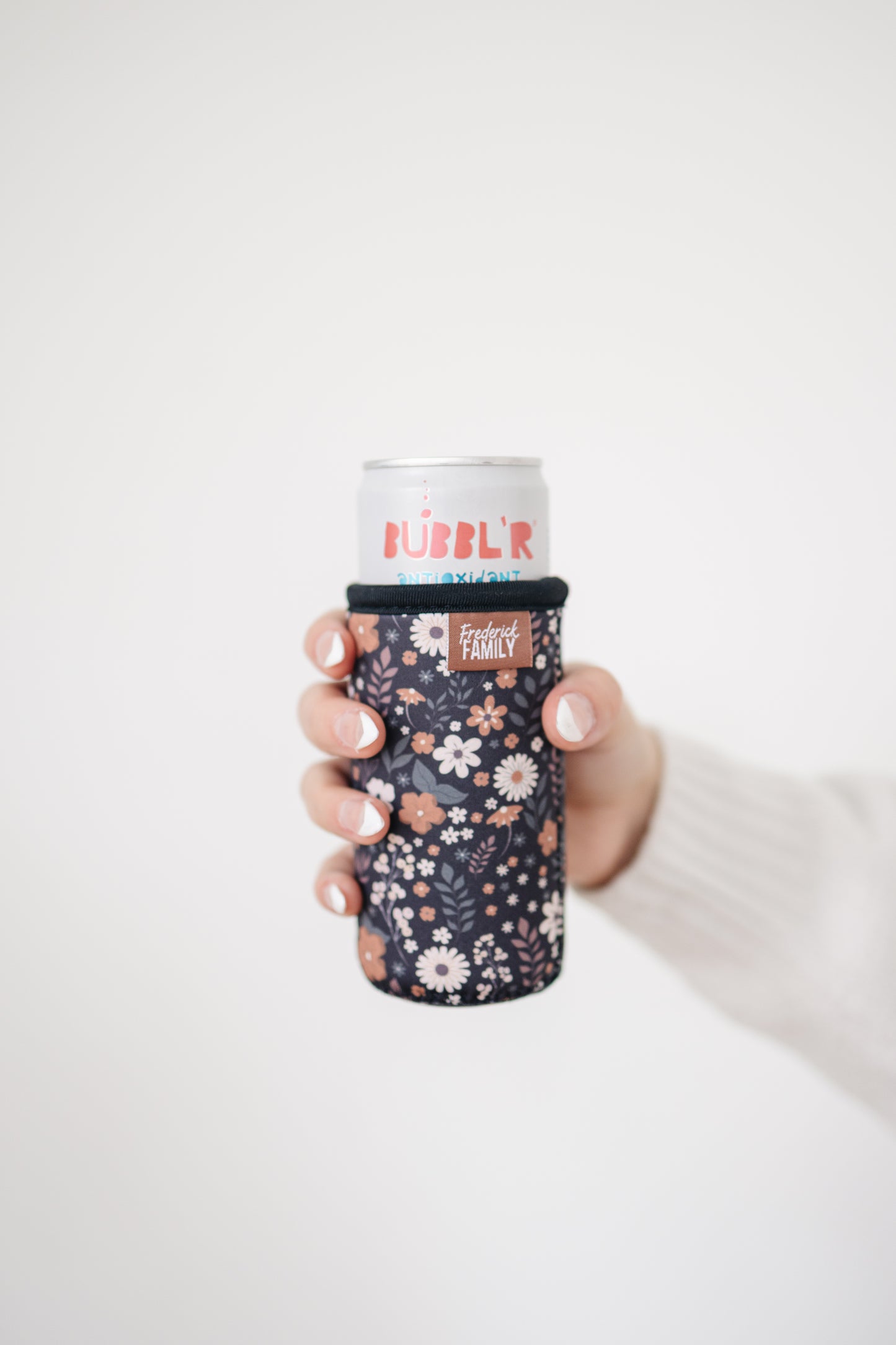Slim Can Drink Sleeves- Reusable Neoprene Coolers with Aesthetic Patterns, 12oz Skinny Can Holder for Seltzer Energy Drinks