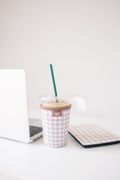 Iced Coffee Sleeve, Cute Reusable  Cup Holder Drink Sleeve, Coffee Lover Gift, Cold Drink Sleeve for Iced Coffee Cups