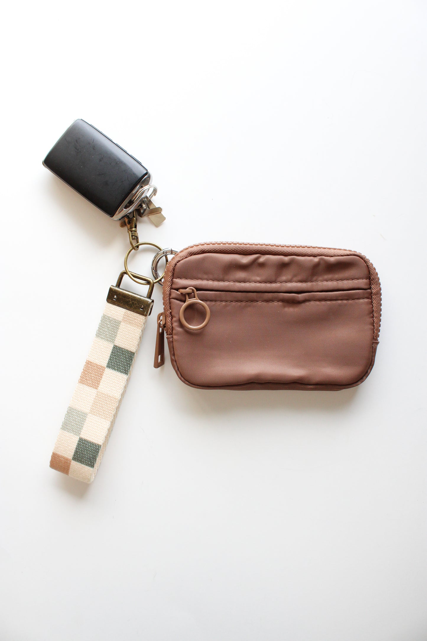 Keychain Wallet with Wrist Lanyard, Wallet Cardholder, ID keychain Lanyard, Card Case Wallet with Wristlet