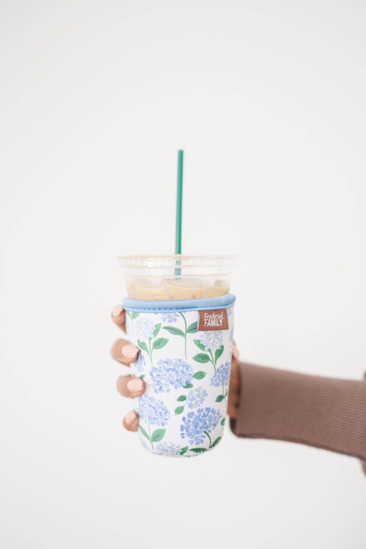 Iced Coffee Sleeve, Cute Reusable  Cup Holder Drink Sleeve, Coffee Lover Gift, Cold Drink Sleeve for Iced Coffee Cups