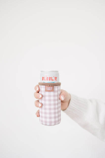 Slim Can Drink Sleeves- Reusable Neoprene Coolers with Aesthetic Patterns, 12oz Skinny Can Holder for Seltzer Energy Drinks
