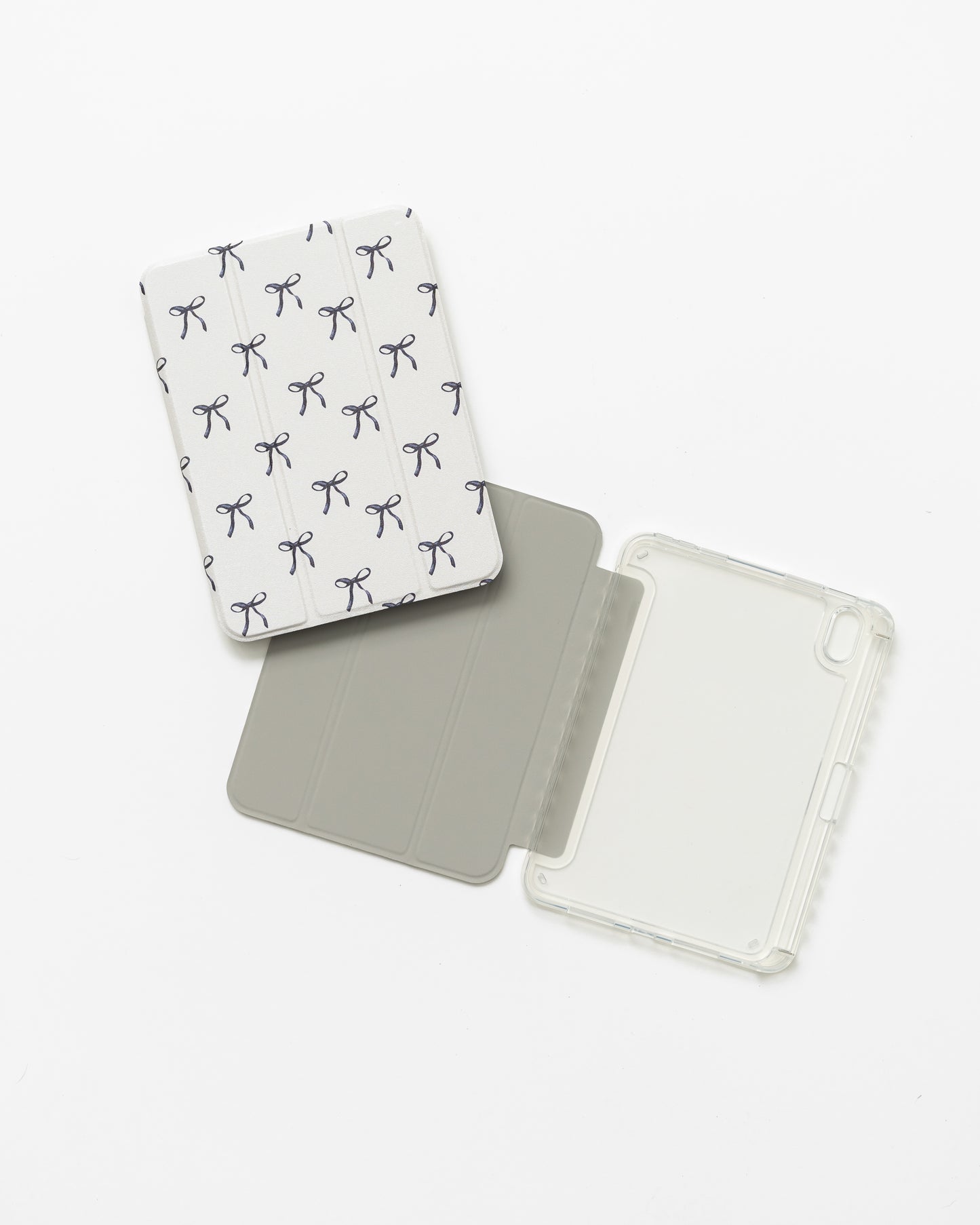Slim Protective iPad Mini Case: Fits iPad Mini 6th & 7th Gen, with Pencil Holder, Clear Back Trifold Cover and Magnetic Stand