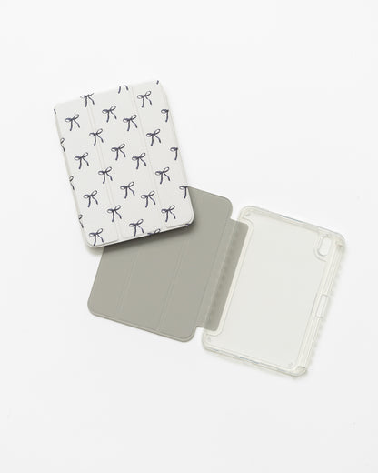 Slim Protective iPad Mini Case: Fits iPad Mini 6th & 7th Gen, with Pencil Holder, Clear Back Trifold Cover and Magnetic Stand
