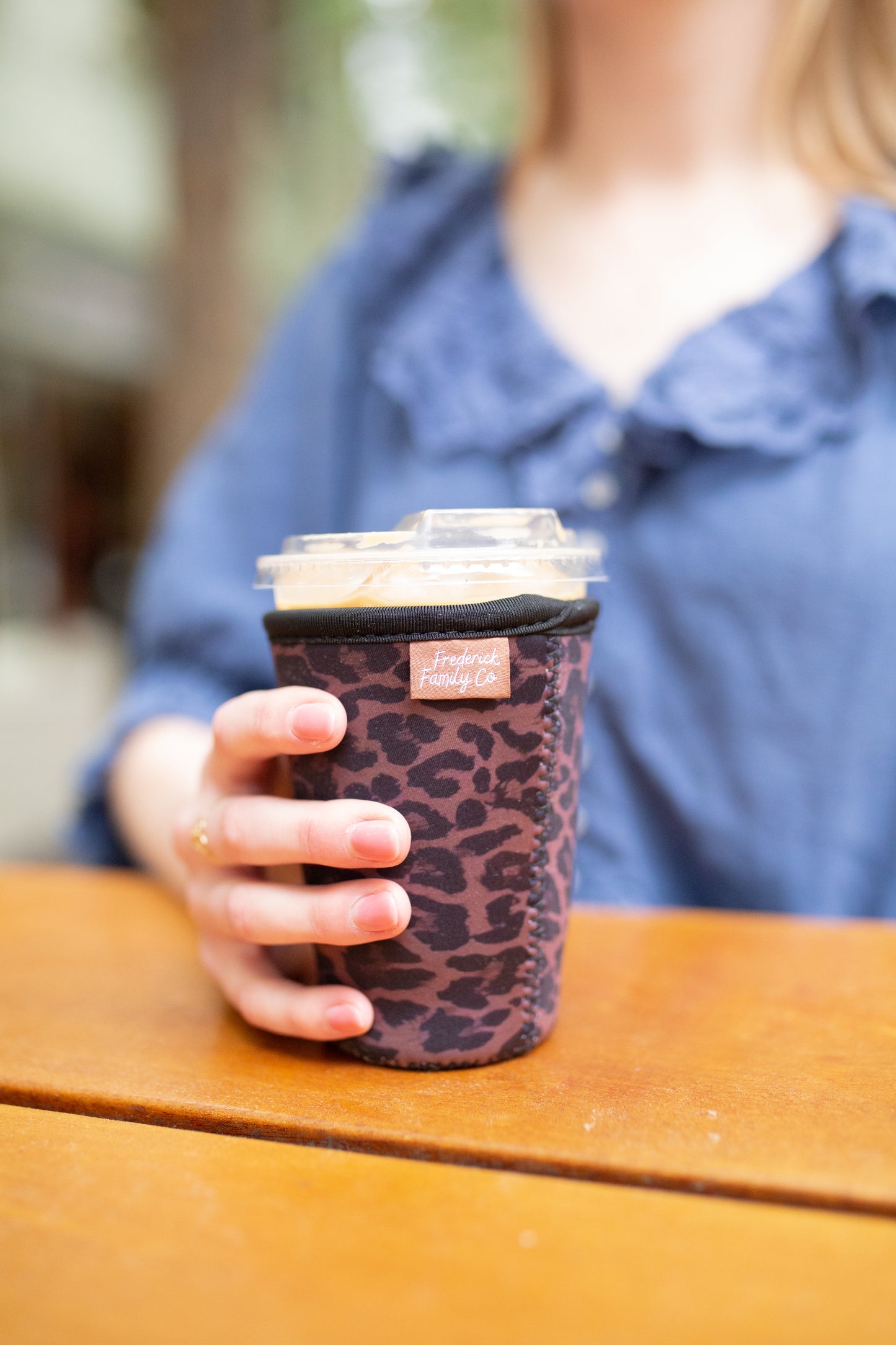 Iced Coffee Sleeve, Cute Reusable  Cup Holder Drink Sleeve, Coffee Lover Gift, Cold Drink Sleeve for Iced Coffee Cups