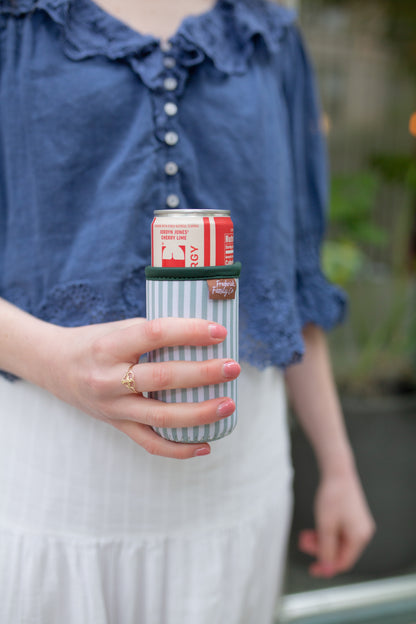 Slim Can Drink Sleeves- Reusable Neoprene Coolers with Aesthetic Patterns, 12oz Skinny Can Holder for Seltzer Energy Drinks