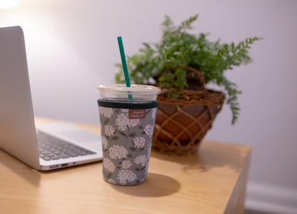 Iced Coffee Sleeve, Cute Reusable  Cup Holder Drink Sleeve, Coffee Lover Gift, Cold Drink Sleeve for Iced Coffee Cups