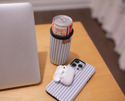 Slim Can Drink Sleeves- Reusable Neoprene Coolers with Aesthetic Patterns, 12oz Skinny Can Holder for Seltzer Energy Drinks