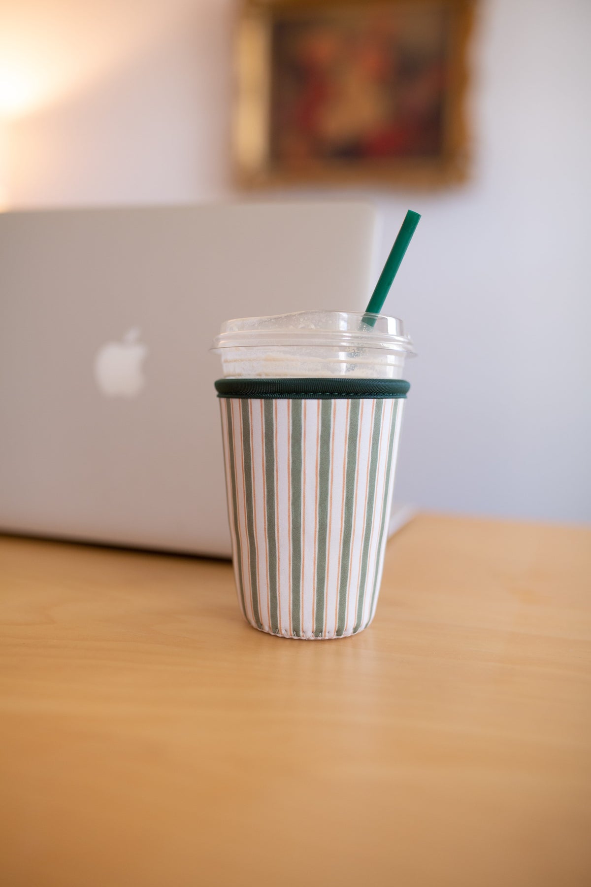 Frederick Family Co. Iced Coffee Sleeve, Cute Reusable Cup Holder Drink Sleeve
