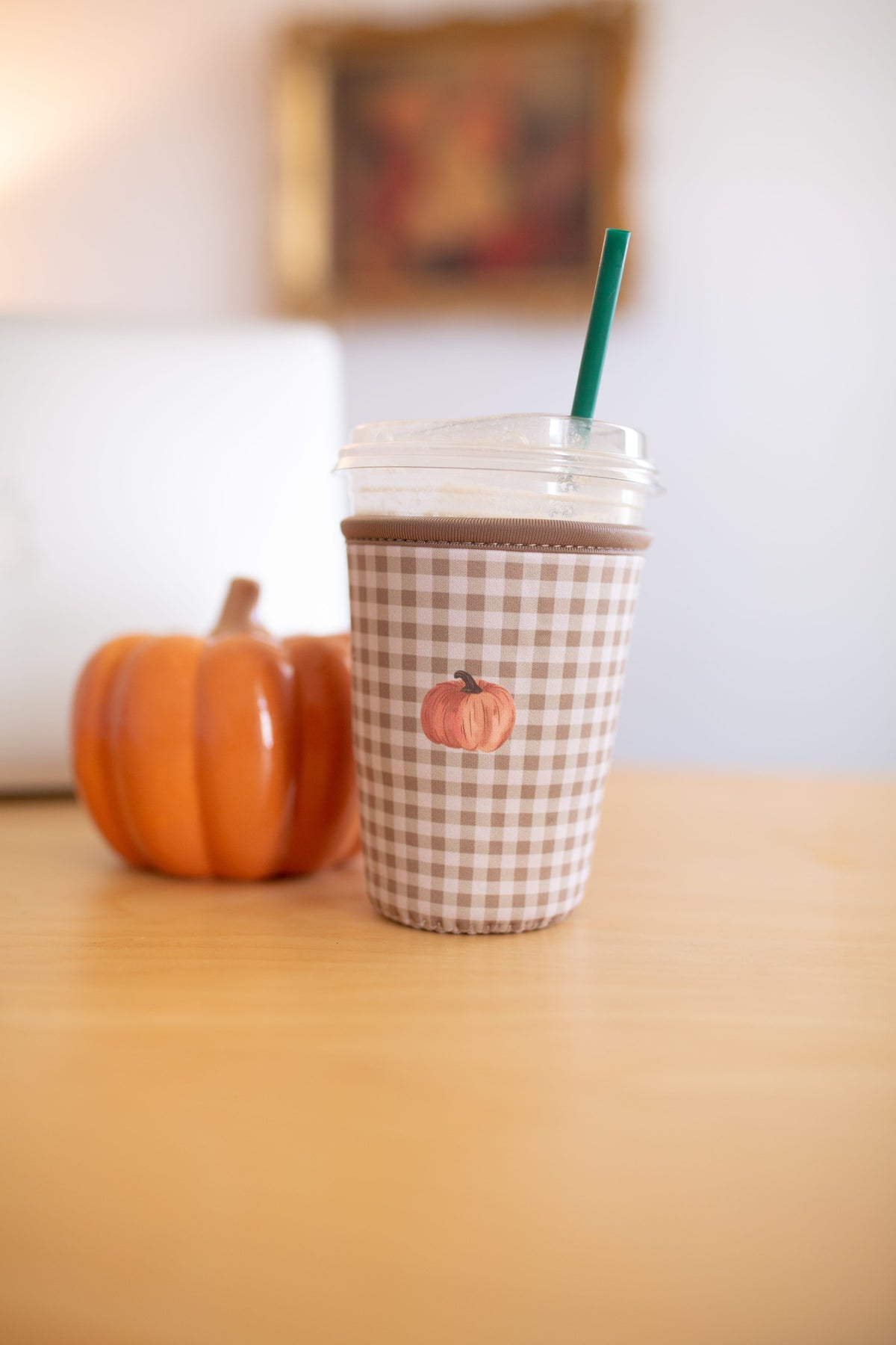 Frederick Family Co. Iced Coffee Sleeve, Cute Reusable Cup Holder Drink Sleeve