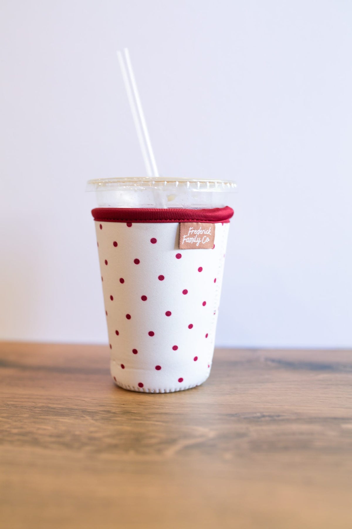 Frederick Family Co. Fall Iced Coffee Sleeve – Reusable Cup Holder for Drinks