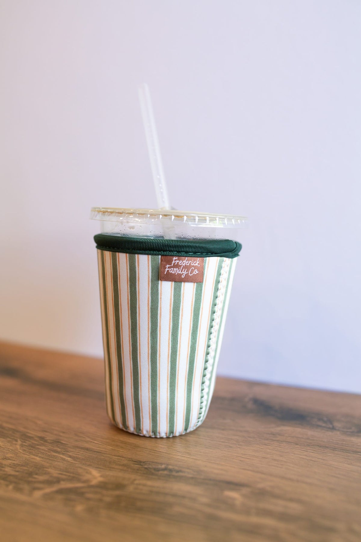 Frederick Family Co. Fall Iced Coffee Sleeve – Reusable Cup Holder for Drinks