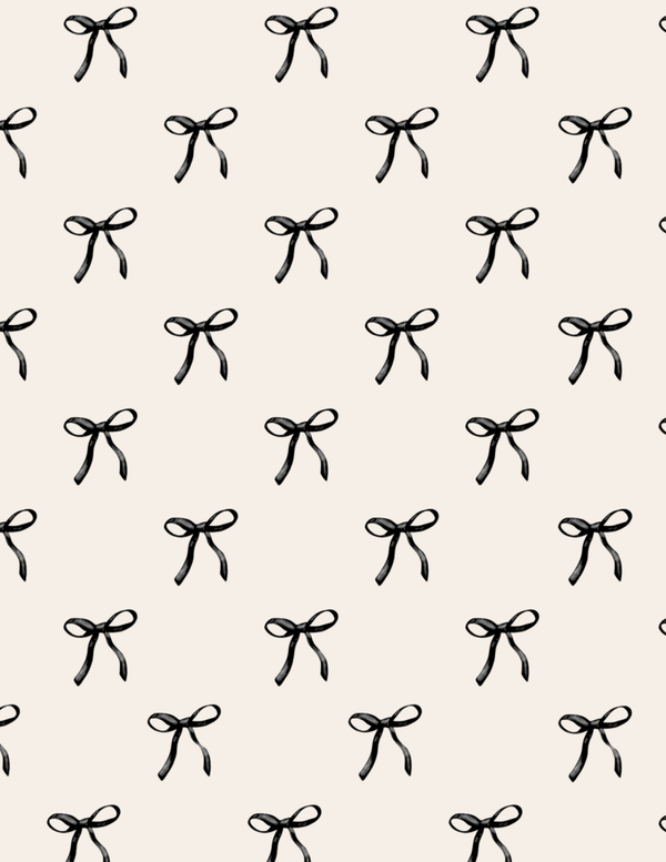 Black Bow pattern