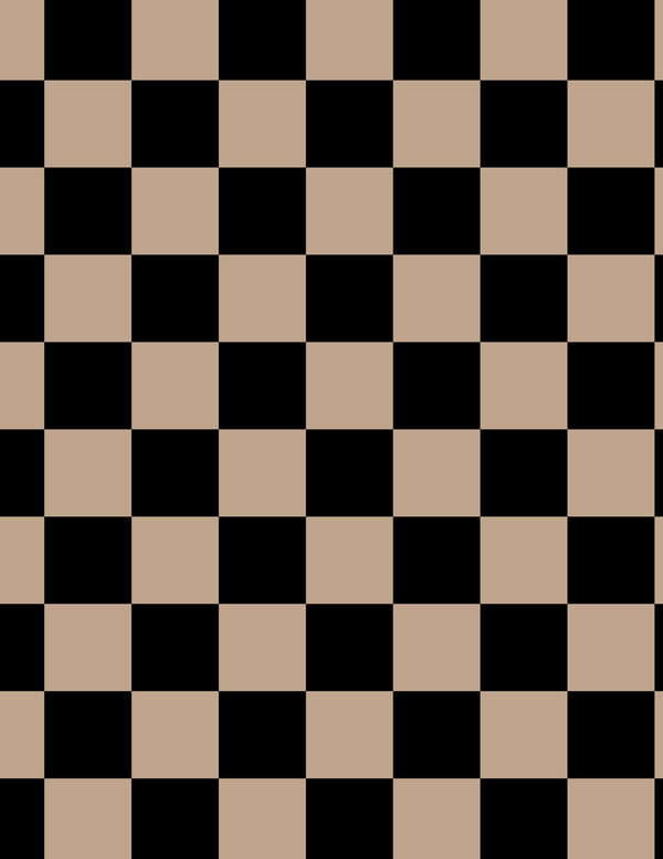 Black Tan Checker pattern