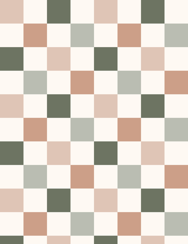 Boho Checker pattern