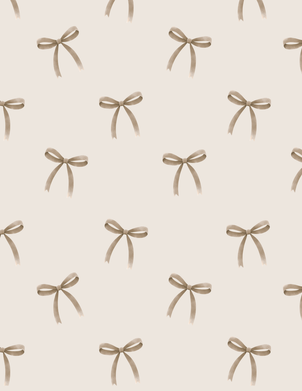 Brown Bow pattern