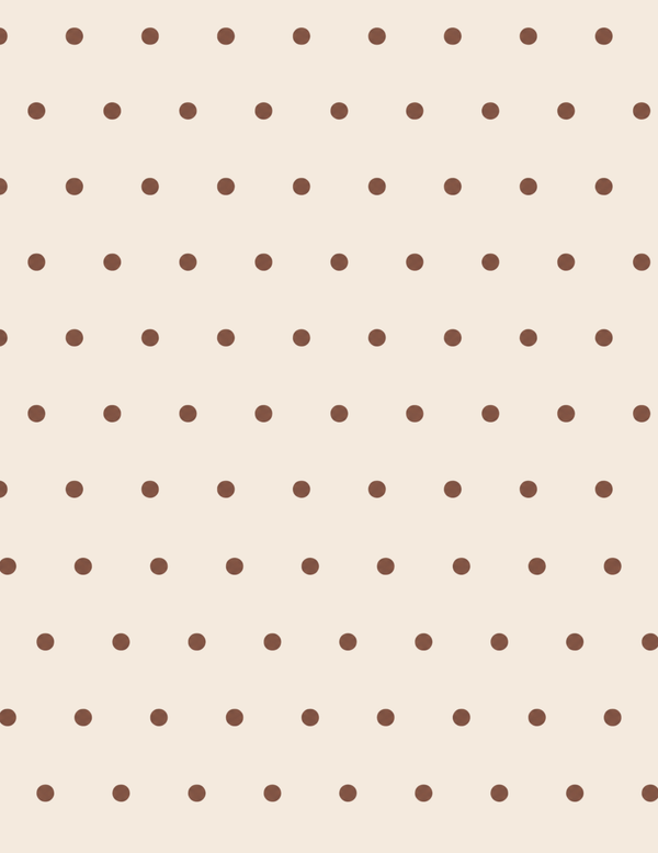 Brown Polka Dot pattern