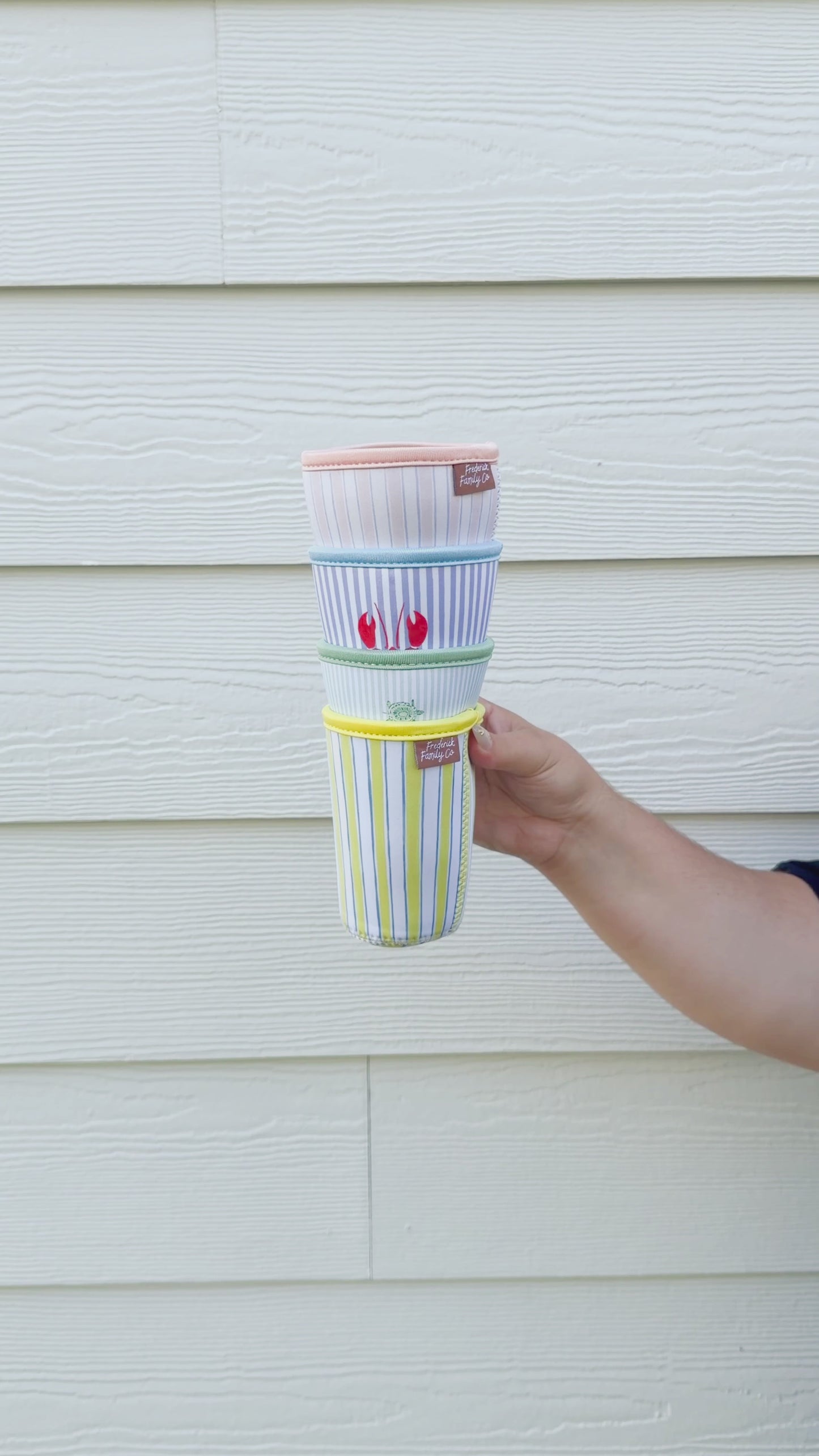 Summer Iced Coffee Sleeve, Cute Reusable  Cup Holder Drink Sleeve, Coffee Lover Gift,