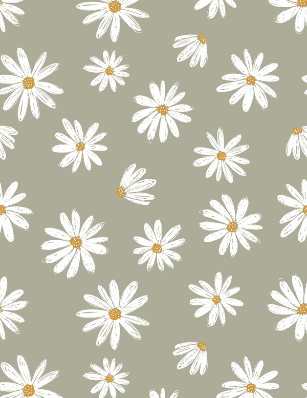 Sage Daisy pattern
