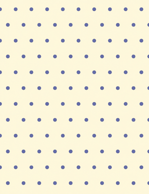 Yellow Blue Polka pattern